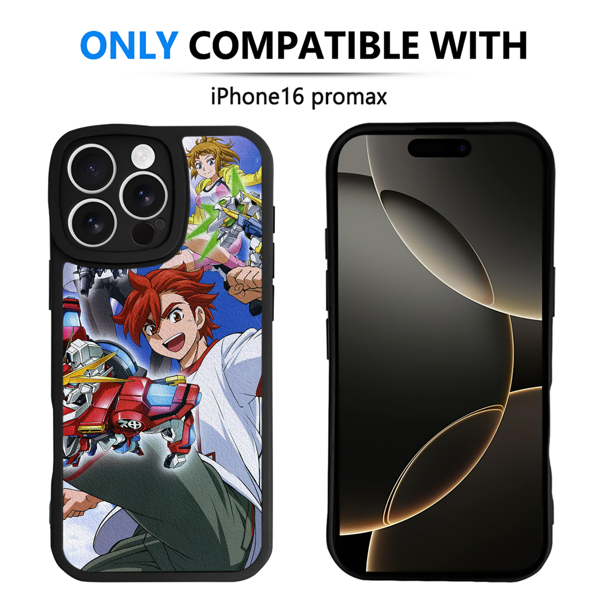 （画像用） 機動戦士ガンダム Mobile Suit Gundam 【iPhone 16シリーズ対応】シリコンスマホケース（レザー調） 材質：シリコン